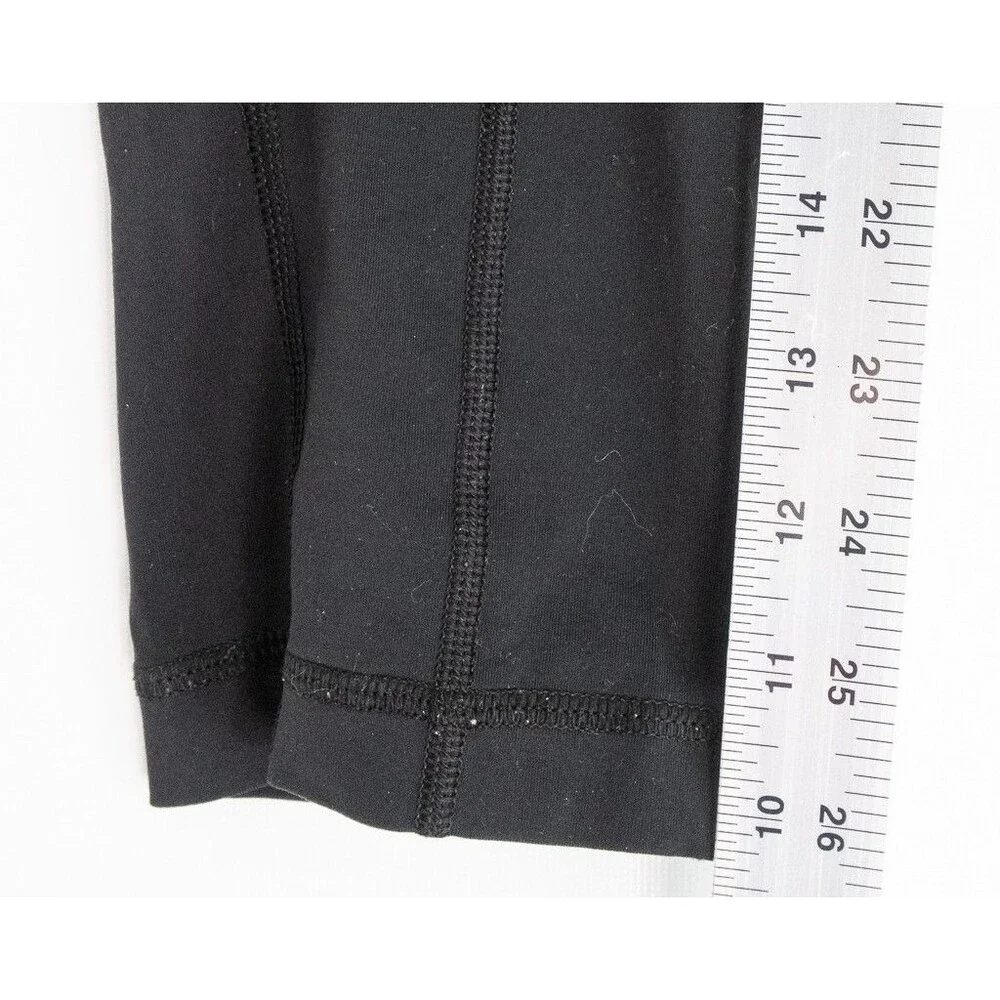 Lululemon Athletic Leggings Black and Gray Women's Size 4
